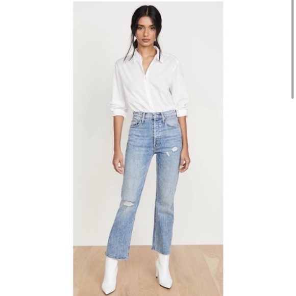 MOTHER Superior The Tripper Straight Leg Jeans in 20 Minutes of Fame Size 25 - Picture 2 of 15